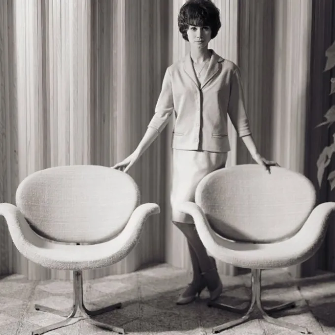 Fauteuil tulipe midi