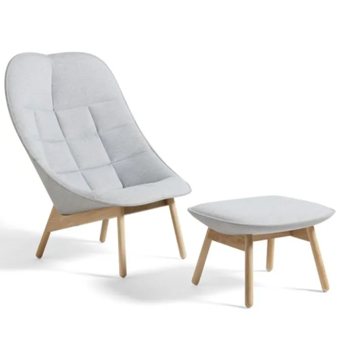 Fauteuil Uchiwa avec Ottoman