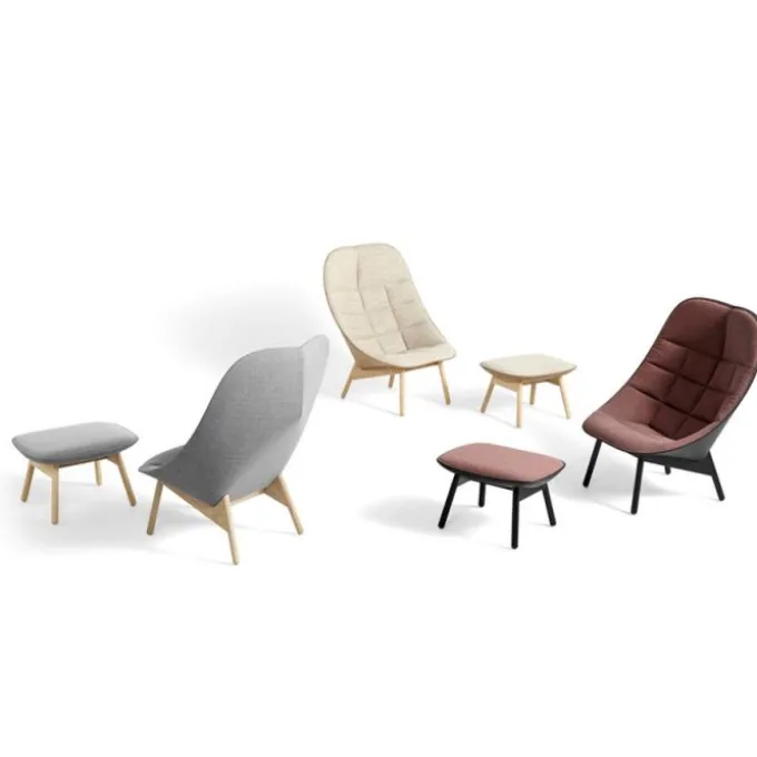 Fauteuil Uchiwa avec Ottoman