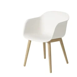 Fiber Armchair wood base
