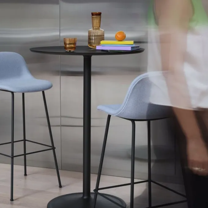 Fiber Bar Stool 75cm - Tube base (Recyclé)