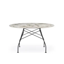 Glossy marble ronde