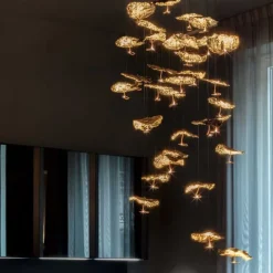 Gold Moon Chandelier