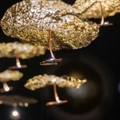 Gold Moon Chandelier