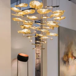 Gold Moon Chandelier