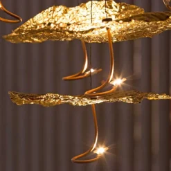 Gold Moon Chandelier