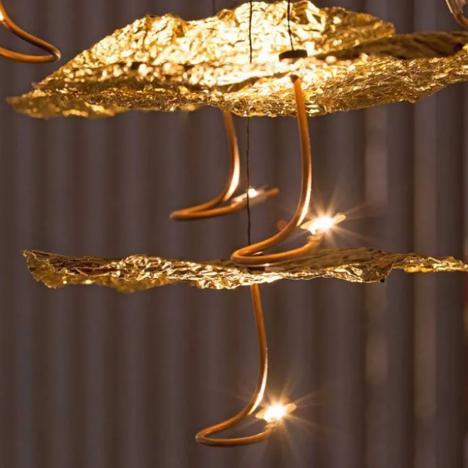 Gold Moon Chandelier