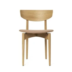 Herman Dining Chair - Bois - Assise rembourrée