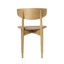 Herman Dining Chair - Bois - Assise rembourrée