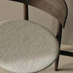 Herman Dining Chair - Bois - Assise rembourrée