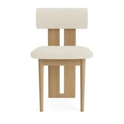 Hippo Chaise - Blanc / Chêne naturel (Outlet)