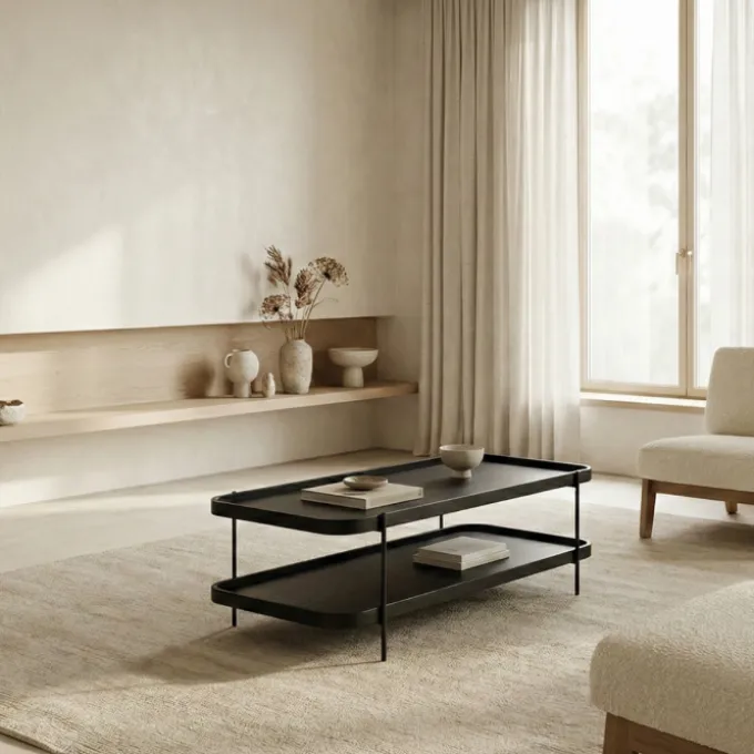 Hum table basse rectangulaire