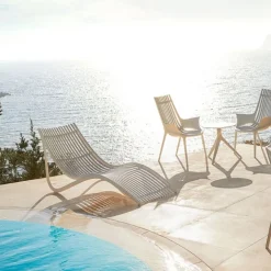 Ibiza Sun lounger - écru (Lot de 4)