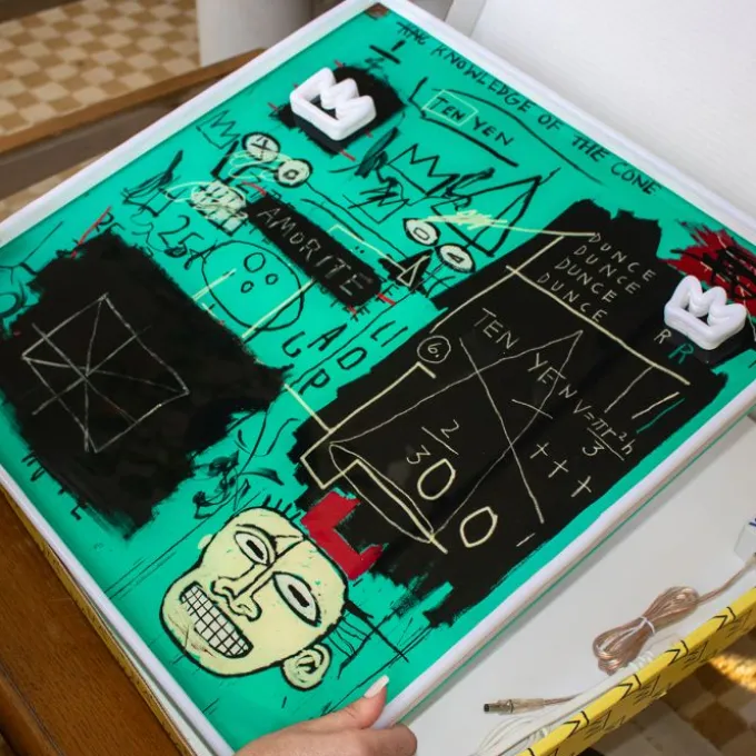 Jean Michel Basquiat - Equals Pi