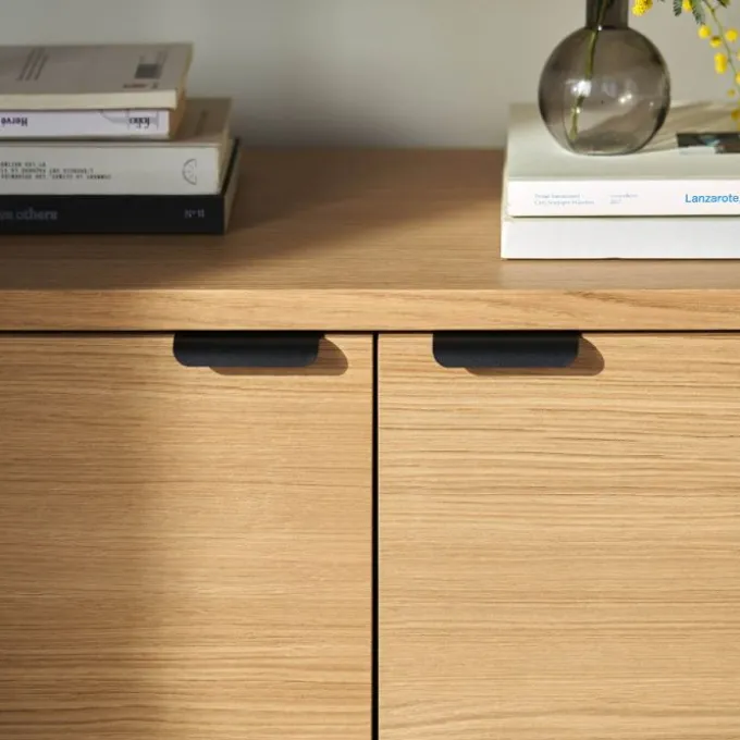 Kit buffet Unit 3 chêne - 110cm