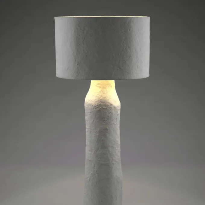 Lampadaire M blanc Earth