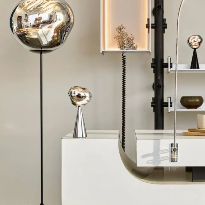 Lampadaire Melt cone slim LED