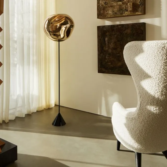 Lampadaire Melt cone slim LED