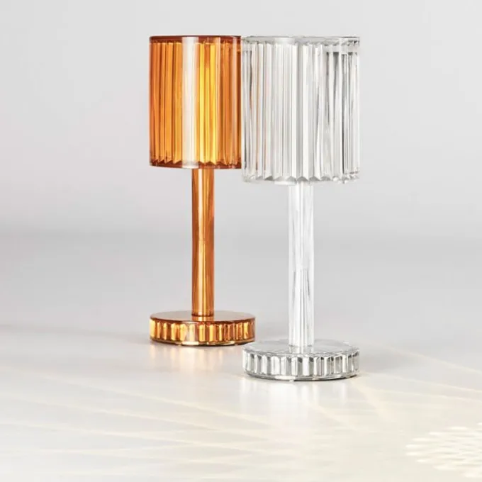 Lampe de table Gatbsy Cylindre - Transparent (Outlet)