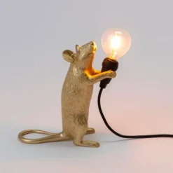 Lampe de table Mouse Step Gold