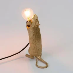 Lampe de table Mouse Step Gold