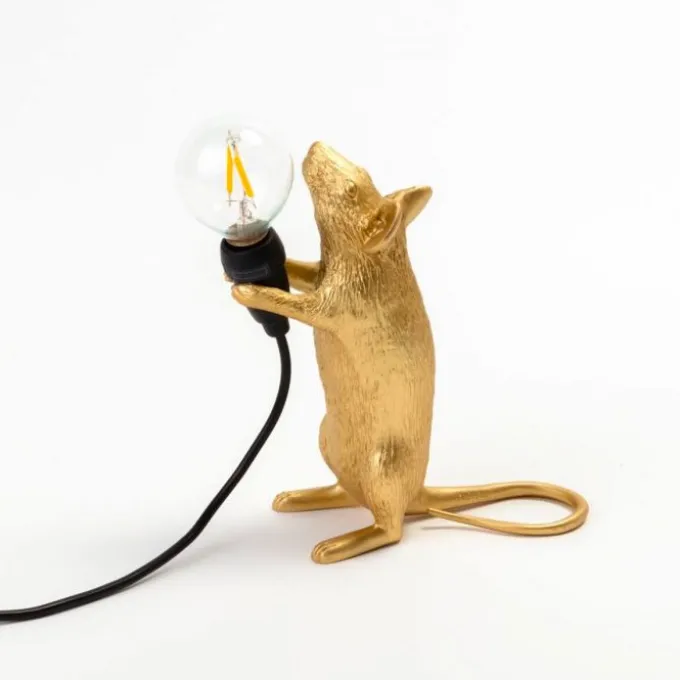 Lampe de table Mouse Step Gold