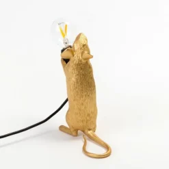 Lampe de table Mouse Step Gold