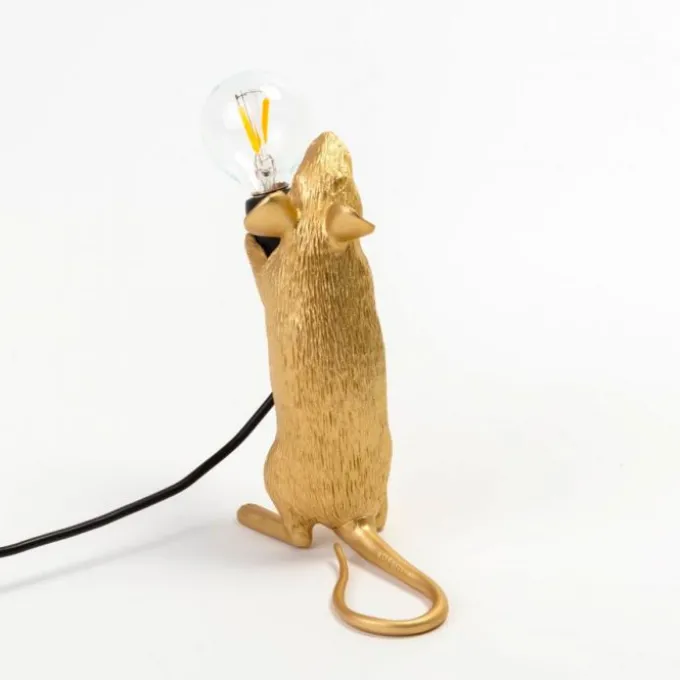Lampe de table Mouse Step Gold