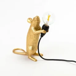 Lampe de table Mouse Step Gold