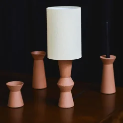 Lampe de table Red brown beige Marie-Ann