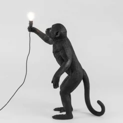 Lampe à poser The Monkey Lamp Standing noir - outdoor