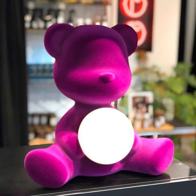 Lampe sans fil Teddy girl velvet