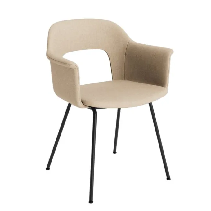 Layout 214 Fauteuil - Pieds acier - Entièrement rembourrée