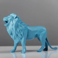 Lion - Bleu mat