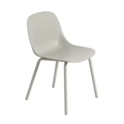 Lot de 4 Chaises Fiber Outdoor - Gris (Outlet)