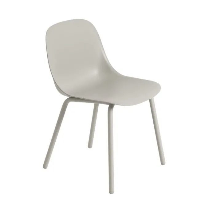 Lot de 4 Chaises Fiber Outdoor - Gris (Outlet)