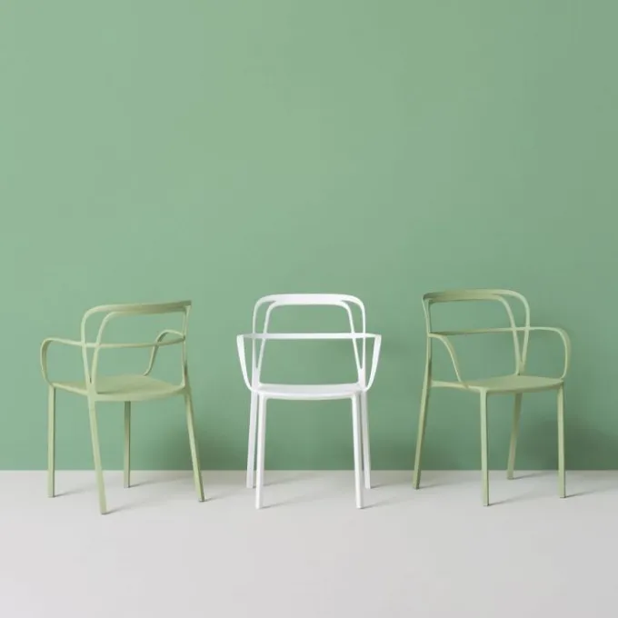 Lot de 2 Fauteuils Intrigo - Vert clair (Outlet)