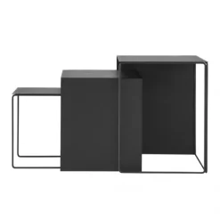 Lot de 3 tables gigognes Cluster