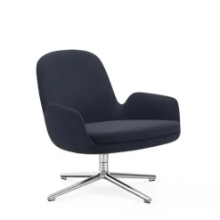 Lounge chair Era low swivel tissu Aquarius