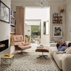 Lounge Chair et Ottoman Nubia