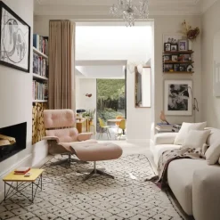 Lounge Chair et Ottoman Nubia