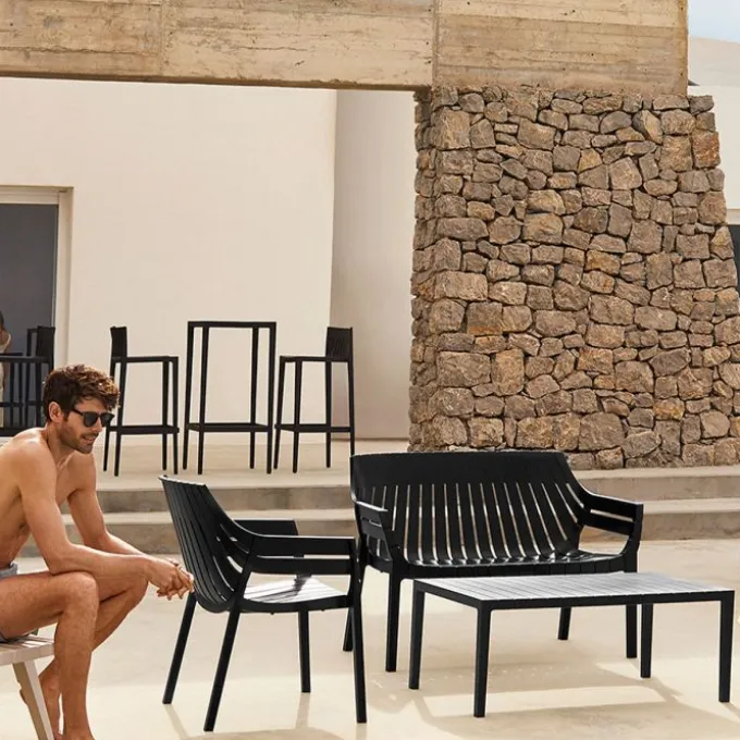 Lounge chair Spritz - Lot de 4