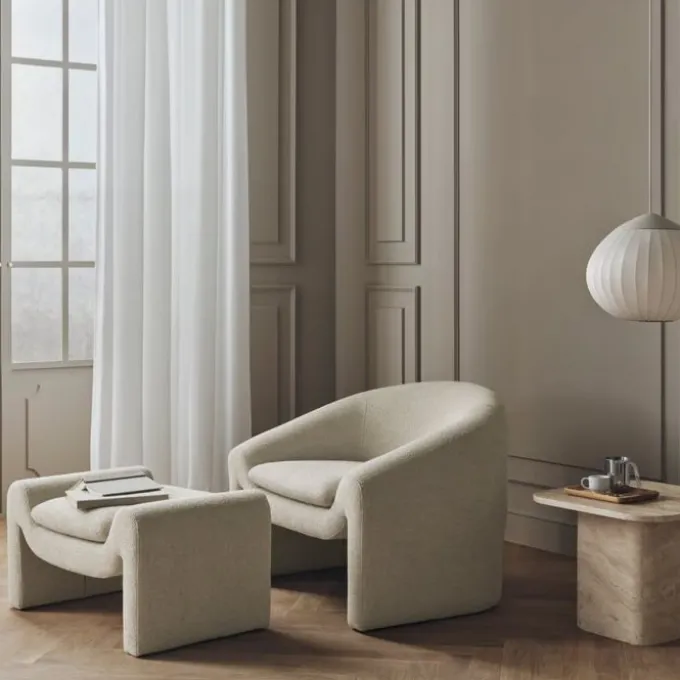 Mielo Monza - Fauteuil + Repose-pieds