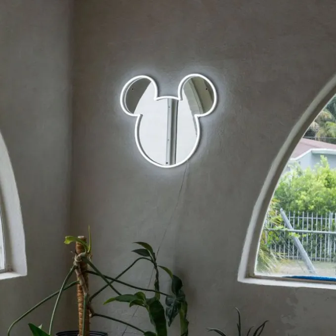 Miroir Mickey - Argent (Outlet)