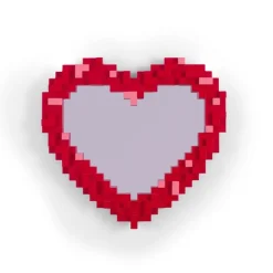 Miroir Pixel - Heart