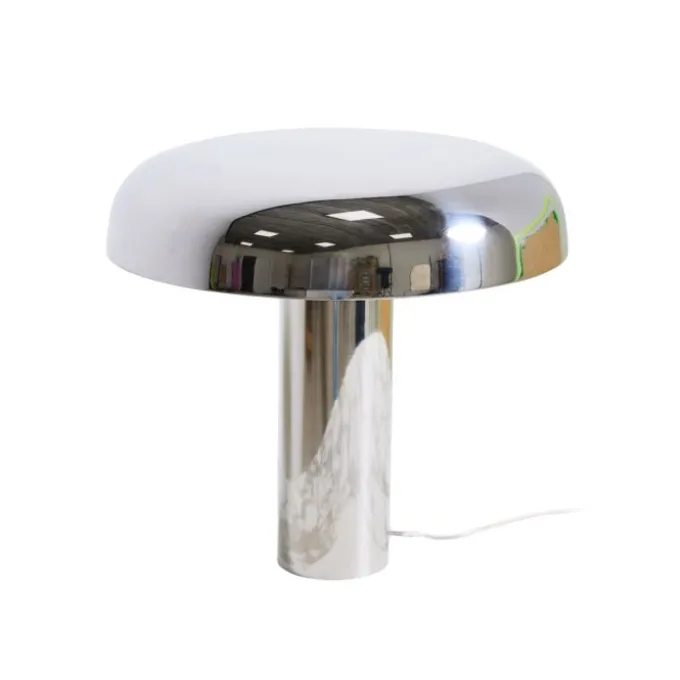 Mushroom lampe de table chrome