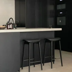 NY11 Tabouret haut - Cuir