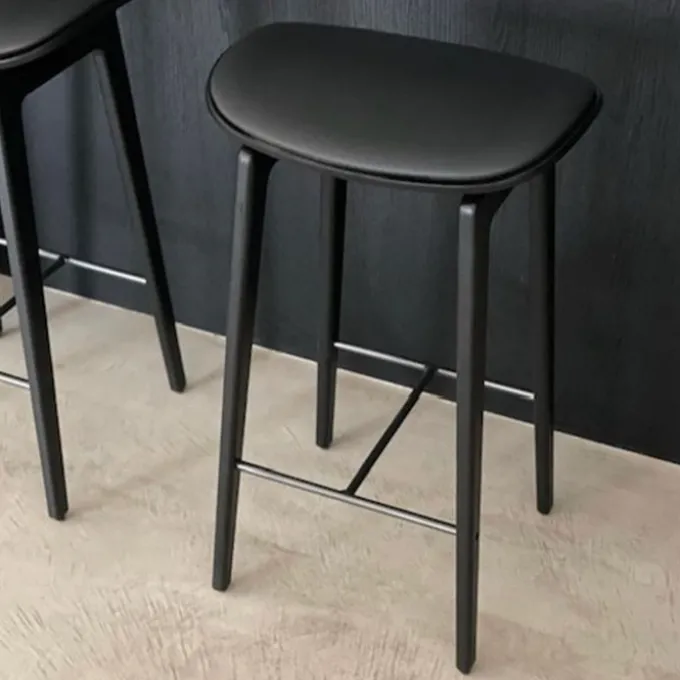 NY11 Tabouret haut - Cuir
