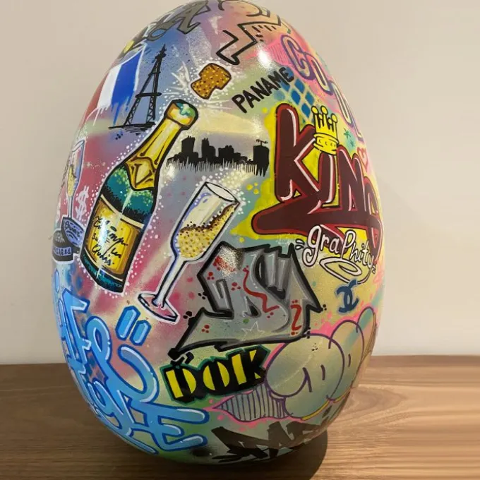 Oeuf Grafftwo - Pièce unique