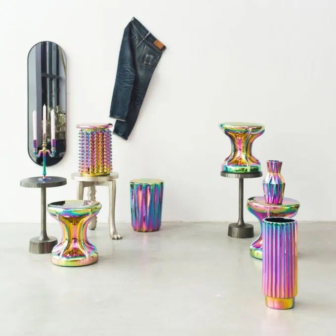 Oily Folds Stool